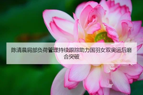 陈清晨肩部负荷管理持续跟踪助力国羽女双奥运后磨合突破